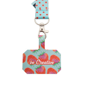 Fotografie k reklamnímu předmětu „lanyard RPET s držákem na mobilní telefon“