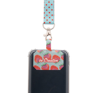 Fotografie k reklamnímu předmětu „lanyard RPET s držákem na mobilní telefon“