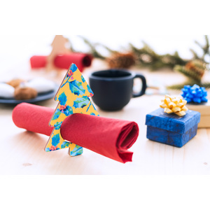 Fotografie k reklamnímu předmětu „vánoční kroužek na ubrousky na zakázku“