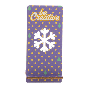 Fotografie k reklamnímu předmětu „Vánoční držák na mobil, sněhová vločka“