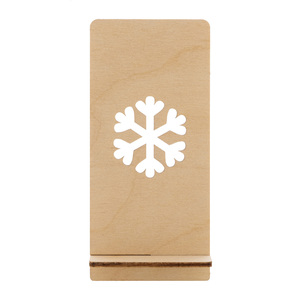 Fotografie k reklamnímu předmětu „Vánoční držák na mobil, sněhová vločka“