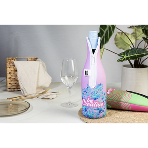 Fotografie k reklamnímu předmětu „chladící obal na láhev vína z RPET“