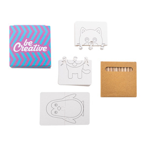 Fotografie k reklamnímu předmětu „puzzle na vybarvení na zakázku“