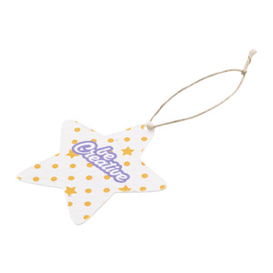 Fotografie k reklamnímu předmětu „vlastní vánoční ozdoba na stromeček ze semínkového papíru, kulatá“