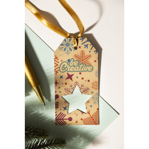 Fotografie k reklamnímu předmětu „vlastní dárková visačka, hvězda“