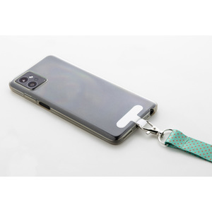 Fotografie k reklamnímu předmětu „šňůrka s držákem na mobilní telefon RPET na zakázku“