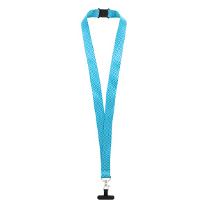 Fotografie k reklamnímu předmětu „šňůrka s držákem na mobilní telefon RPET na zakázku“