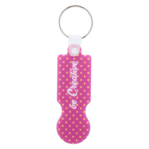 Fotografie k reklamnímu předmětu „přívěšek na klíče se žetonem“