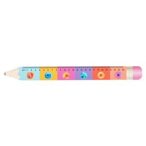 Fotografie reklamního předmětu „24 cm pravítko ve tvaru tužky“