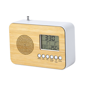 Fotografie k reklamnímu předmětu „stolní rádio s hodinami“