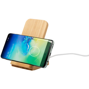 Fotografie k reklamnímu předmětu „bezdrátová nabíječka se stojánkem na mobil“