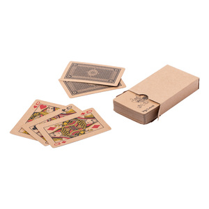 Fotografie reklamního předmětu „hrací karty z recyklovaného papíru“