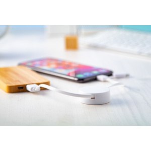 Fotografie k reklamnímu předmětu „USB nabíjecí kabel s přívěškem na klíče“