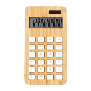 Fotografie k reklamnímu předmětu „kalkulačka z bambusu“
