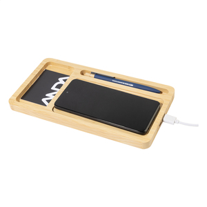 Fotografie k reklamnímu předmětu „oganizér s bezdrátovou nabíjčkou“