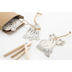 Fotografie k reklamnímu předmětu „vánoční ozdoby na vybarvení na stromeček“