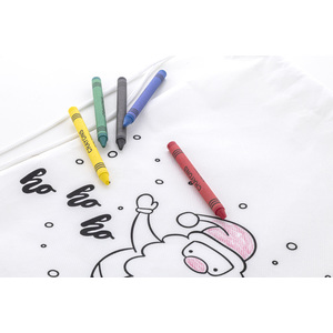 Fotografie k reklamnímu předmětu „vánoční vak na stažení šňůrkou na vybarvení“