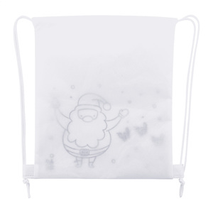 Fotografie k reklamnímu předmětu „vánoční vak na stažení šňůrkou na vybarvení“