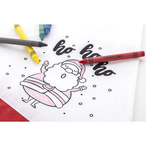 Fotografie k reklamnímu předmětu „čepice Santa na vybarvení“