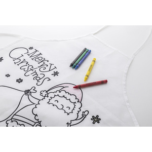 Fotografie k reklamnímu předmětu „vánoční zástěra pro děti na vybarvení“