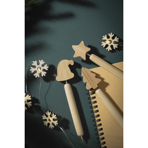 Fotografie k reklamnímu předmětu „Vánoční kuličkové pero, hvězda“