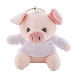 Fotografie k reklamnímu předmětu „přívěsek na klíče s plyšovým prasátkem“