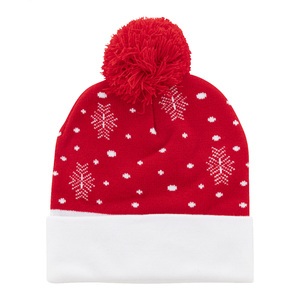 Fotografie k reklamnímu předmětu „Vánoční LED zimní čepice, sob“