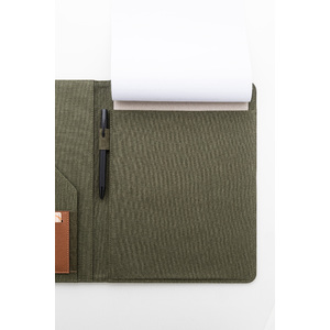 Fotografie k reklamnímu předmětu „složka na dokumenty z recyklovaného cavas“