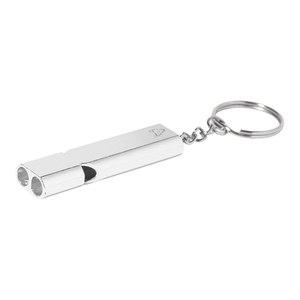 Fotografie k reklamnímu předmětu „píšťalka s přívěškem na klíče“