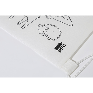 Fotografie k reklamnímu předmětu „Sáček na šňůrky RPET na vybarvování, zvířata“