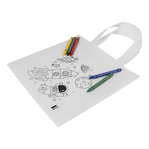 Fotografie k reklamnímu předmětu „RPET nákupní taška na vybarvení“