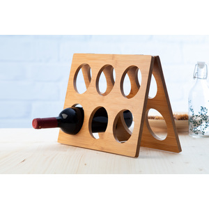 Fotografie k reklamnímu předmětu „bambusový stojánek na víno“