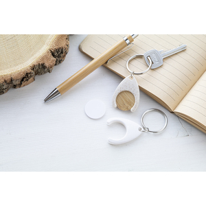 Fotografie k reklamnímu předmětu „žeton do košíku z bambusu“