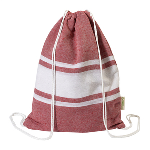 Fotografie k reklamnímu předmětu „plážový ručník z recyklované bavlny a taška se stahovací šňůrkou“