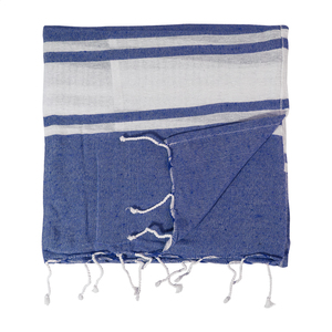 Fotografie k reklamnímu předmětu „plážový ručník z recyklované bavlny a taška se stahovací šňůrkou“