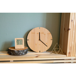 Fotografie k reklamnímu předmětu „bambusové nástěnné hodiny“