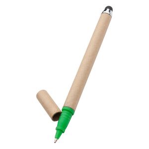 Fotografie k reklamnímu předmětu „dotykové kuličkové pero z recyklovaného papíru“