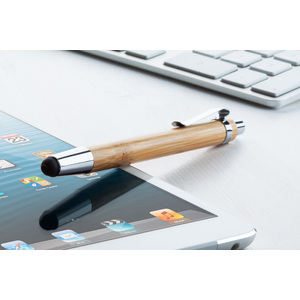 Fotografie k reklamnímu předmětu „dotykové kuličkové pero z bambusu“