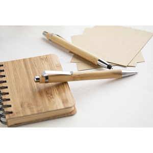 Fotografie k reklamnímu předmětu „dotykové kuličkové pero z bambusu“