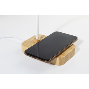 Fotografie k reklamnímu předmětu „stolní lampa s bezdrátovou nabíječkou“