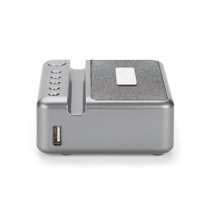 Fotografie k reklamnímu předmětu „Bezdrátový reproduktor s hodinami MELLOW“