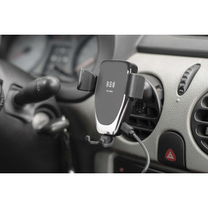 Fotografie k reklamnímu předmětu „Držák na telefon s indukční nabíječkou GARI“