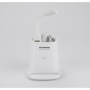 Fotografie k reklamnímu předmětu „Stoján na psací potřeby s indukční nabíječkou BERGO“