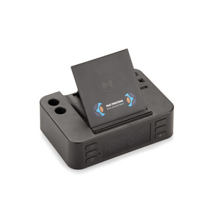 Fotografie k reklamnímu předmětu „Budík s indukční nabíječkou CLOCKI“