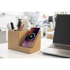 Fotografie k reklamnímu předmětu „Stolní organizér s indukční nabíječkou Covbi“