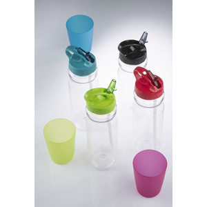 Fotografie k reklamnímu předmětu „Láhev na vodu se slámou 700 ml TRANCE“