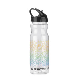 Fotografie k reklamnímu předmětu „Láhev na vodu se slámou 700 ml TRANCE“