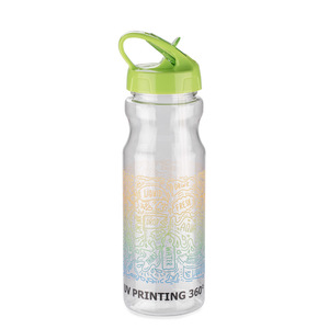 Fotografie k reklamnímu předmětu „Láhev na vodu se slámou 700 ml TRANCE“