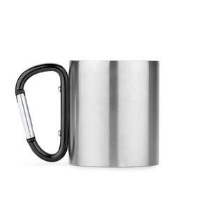 Fotografie k reklamnímu předmětu „Hrnek CAMPIC s karabinou 200 ml“