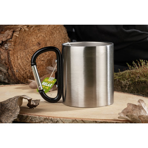 Fotografie k reklamnímu předmětu „Hrnek CAMPIC s karabinou 200 ml“